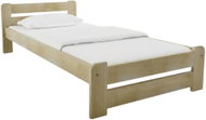 Textilomanie Postel Laura 90 × 200 cm, borovice, lamelový rošt, bez matrace - Bed