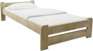 Textilomanie Postel Emily 90 × 200 cm, borovice, lamelový rošt, bez matrace - Bed