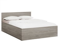 Textilomanie Postel Sofia 160 × 200 cm, dub lanýž, lamelový rošt + matrace Deluxe 10 cm - Bed