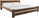 180×200cm, Oak, Slatted Bed Base + 10cm Deluxe Mattress