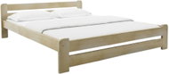 Textilomanie Postel Laura 180 × 200 cm, borovice, lamelový rošt, bez matrace - Bed