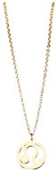 STYLE4 Necklace with pendant - Leo - Zodiac sign, golden steel - Necklace