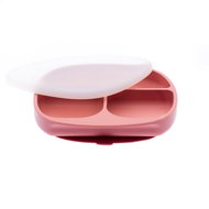 Take it shop silicone with lid pink - Plate