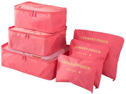 Sada cestovních organizérů melounová - Packing Cubes - Hlavní obrázek