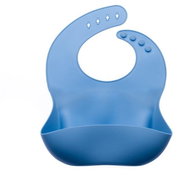 Take it shop silicone with pocket light blue - Bib