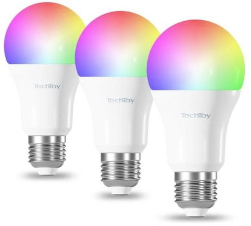 TechToy Smart Bulb RGB 9W E27 ZigBee 3pcs set - LED žárovka - Hlavní obrázek