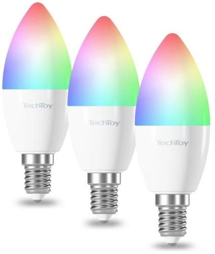 TechToy Smart Bulb RGB 6W E14 ZigBee 3pcs set - LED Bulb - Main image