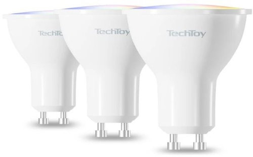 TechToy Smart Bulb RGB 4.7W GU10 ZigBee 3pcs set - LED Bulb - Main image