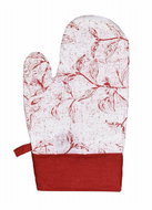 Forbyt Kitchen mitt 18 × 28 cm, leaf red - Oven Mitt