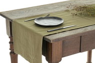 Tom Linen Table Runner Martini Olive 40x140 - Placemat