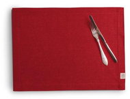 Lovely Linen Placemat 37X50 RED SINGLE - Placemat