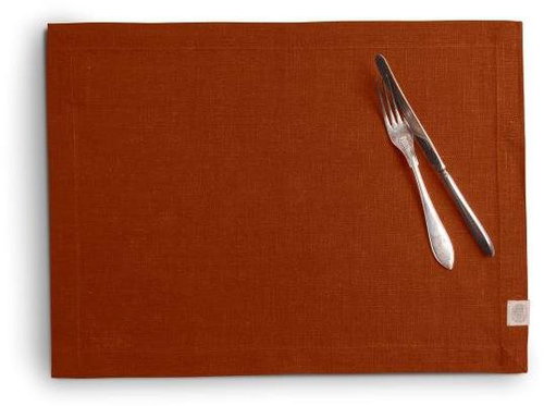 Lovely Linen Placemat 37X50 RUSSET SINGLE - Placemat - Main image