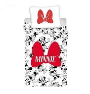 Jerry Fabrics Obliečky Minnie red bow 140 × 200, 70 × 90 cm - Detská posteľná bielizeň
