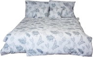 Jahu Bed linen 3-piece Sheets grey 140x200 + 70x90 + cover 40x40 cm - Bed Linen