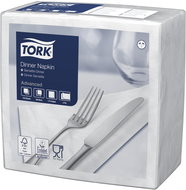 Tork ubrousky večeře, bílé, 2-vrstvé, 39 × 39 cm, 150 ks - Paper Napkins
