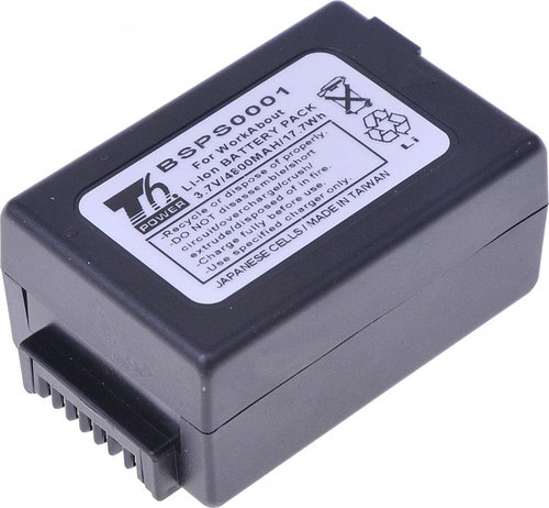 T6 Power for Psion Teklogix WorkAbout Pro 7528L-G4, Li-Ion, 4800 mAh (17.7 Wh), 3.7 V - Rechargeable Battery - Main image