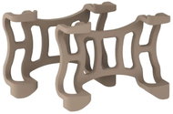 Tractive DOG 6 XL rubber clips 2pcs, brown - Locator Accessory
