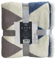 Home Elements deka mikroflanel s beránkem 150 × 200 cm trojúhelníky - Deka