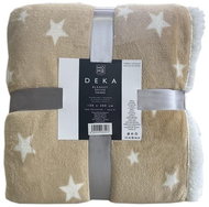 Home Elements microflannel blanket with lamb 150 × 200 cm stars - Blanket