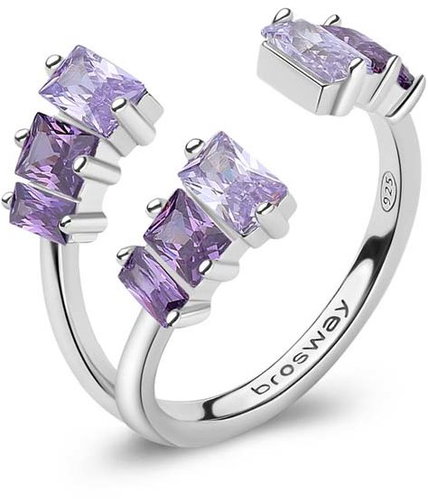 BROSWAY Fancy Magic Purple FMP17C size 58 (Ag 925/1000, 3,3 g) - Ring - Main image