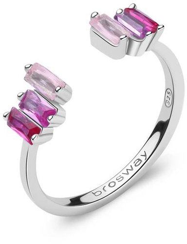 BROSWAY Fancy Vibrant Pink FVP12C size 58 (Ag 925/1000, 1,7 g) - Ring - Main image