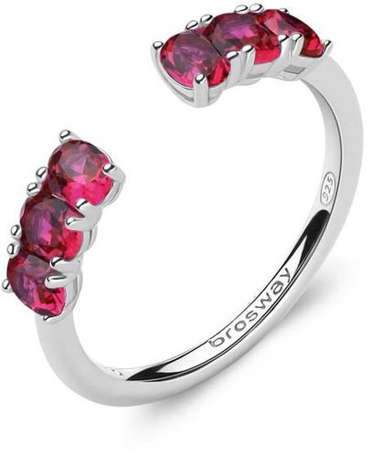 BROSWAY Fancy Passion Ruby FPR11A size 52 (Ag 925/1000, 17 g) - Ring - Main image