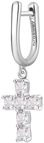 BROSWAY Single Fancy Infinite White FIW22 1 pcs (Ag 925/1000, 2,3 g) - Earrings - Main image