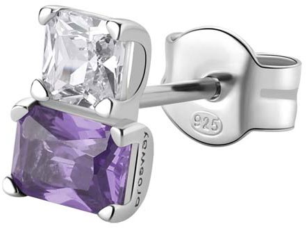 BROSWAY Single Fancy Magic Purple FMP10, 1 db (Ag 925/1000, 0,8 g)