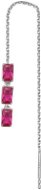 BROSWAY Single Fancy Passion Ruby FPR16 1 ks (Ag 925/1000, 1 g) - Náušnice