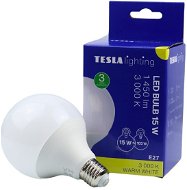 TESLA LED GLOBE E27, 15 W, 1450 lm, 3000 K teplá biela - LED žiarovka