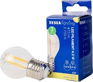 Tesla - LED bulb FILAMENT RETRO miniglobe, E27, 4,2W, 230V, 470lm, 25 000h, 2700K warm white, 360 - LED Bulb