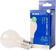 LED žiarovka Tesla – LED žiarovka FILAMENT RETRO BULB E27, 7,2 W, 230 V, 806 lm, 25000 h, 4000 K denná biela, 360 st - LED žárovka