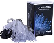 Tesla – vianočná reťaz Cencúľ 7 cm, 50 LED, 6 500K, 5 m + 3 m kábel, 230 V, časovač, IP44 - Svetelná reťaz