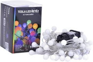 Tesla – dekoratívna reťaz Banka 1,8 cm, 80 LED, RGB, 230 V, 8 m + 3 m kábel, časovač, IP44 - Svetelná reťaz