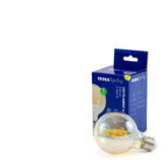 Tesla - LED žárovka GLOBE G80 VINTAGE, E27, 4W, 230V, 540lm, 2400K, 360st, zlatá - LED Bulb