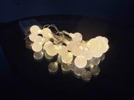Tesla Dekorativní řetěz Orby, 20 LED, 3000K, 2m + 30 cm, 3xAA baterie, časovač, IP20 - Light Chain