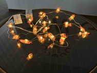 Tesla Vánoční nano řetěz Jelen, 20LED, 3000K, 2m + 30 cm, 2xAA baterie, časovač, IP20 - Light Chain