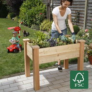 Bio Green - Raised Bed of Larch Wood BHB100 - Raised Garden Bed