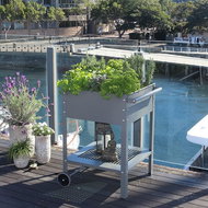 Bio Green - Mobile Raised Bed made of Galvanized Steel “STEINFURT“ - Raised Garden Bed