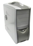 MiddleTower Ropla CARRY X, ATX-300W, i P4, přenosný case, stříbrný - PC Case