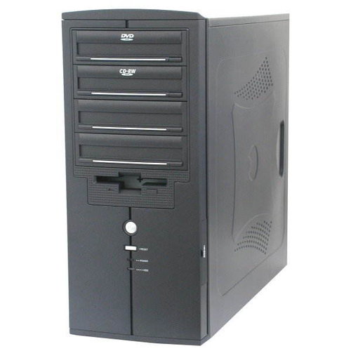 MiddleTower Ropla XENON BL4, ATX-300W, černý [ab007010] - Počítačová skříň - Main image