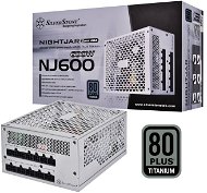 SilverStone Nightjar Fanless Titanium NJ600 600W - PC Power Supply