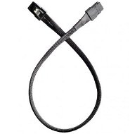 SilverStone Mini-SAS čierna, 0.5m - Dátový kábel