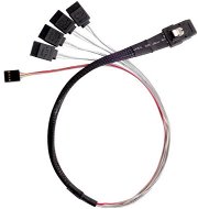 SilverStone Mini-SAS SFF-8087 black - Data Cable