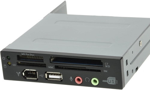 EUROCASE 33v1 HD Audio Black - Card Reader - Main image