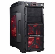 Eurocase MiddleTower 9805 Twin Cooling Black - PC Case