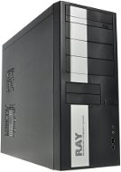 Eurocase Middle 5425 schwarz-silber - PC-Gehäuse