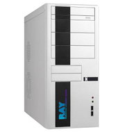 EUROCASE MiddleTower 5425 Black-white 400W - PC Case