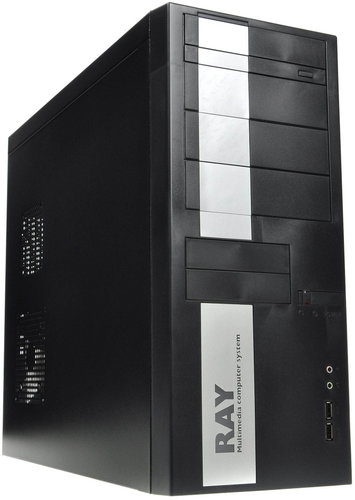 EUROCASE MiddleTower 5425 Black-silver 400W - PC Case - Main image