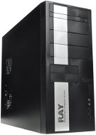 EUROCASE MiddleTower 5425 Black-silver 400W - PC Case
